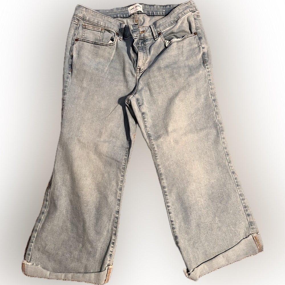 Lane Bryant, Flex Magic Waistband, Signature Fit, Mid-Rise Cropped Flare